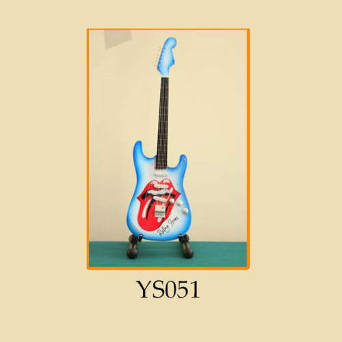 Miniature Guitar Rock star  Rolling Stones